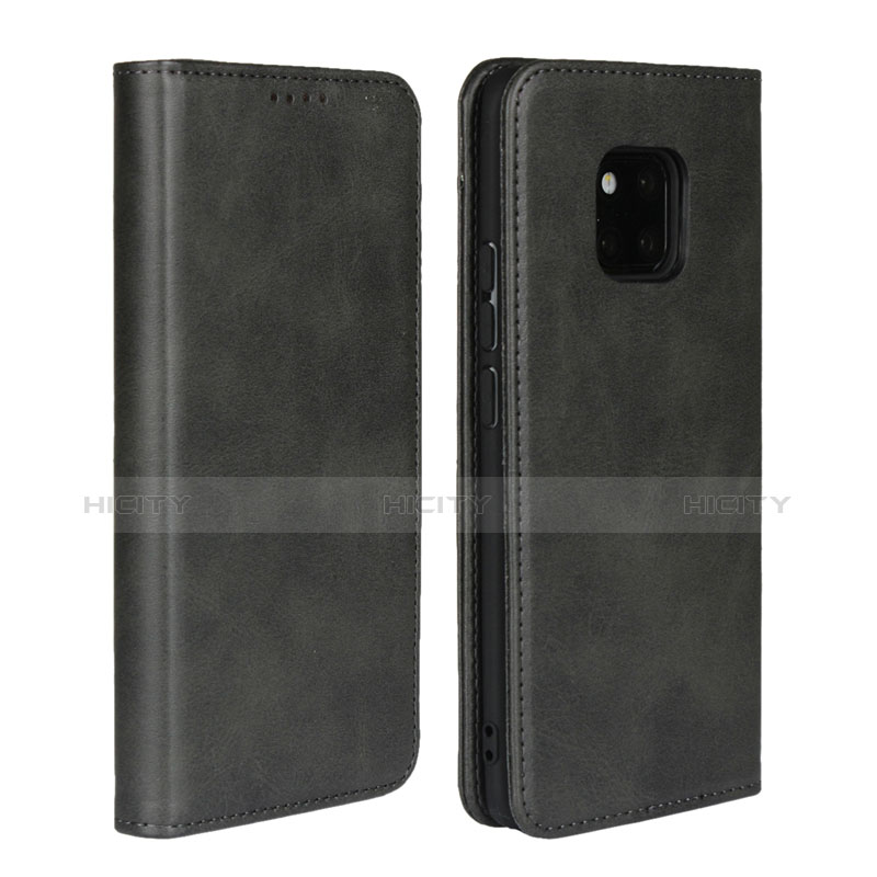 Custodia Portafoglio In Pelle Cover con Supporto L05 per Huawei Mate 20 Pro Nero