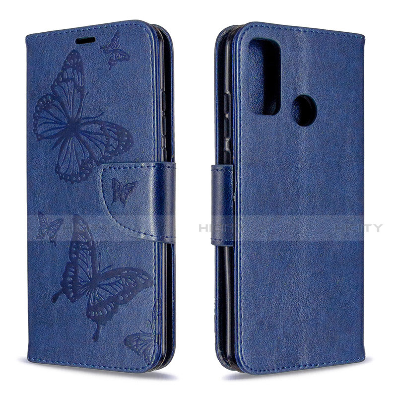 Custodia Portafoglio In Pelle Cover con Supporto L05 per Huawei Nova Lite 3 Plus Blu