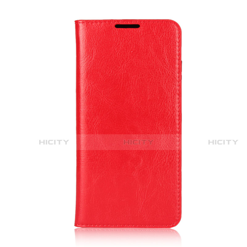 Custodia Portafoglio In Pelle Cover con Supporto L05 per Huawei P30 Lite Rosso