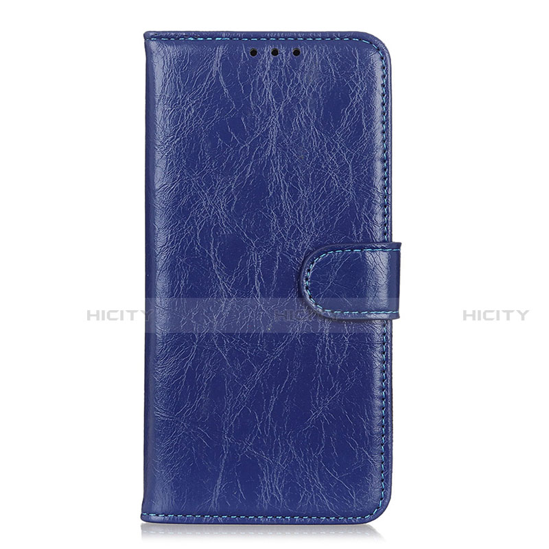 Custodia Portafoglio In Pelle Cover con Supporto L05 per Nokia C3 Blu