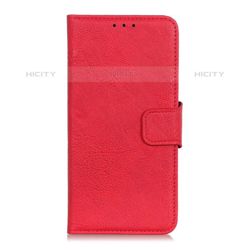 Custodia Portafoglio In Pelle Cover con Supporto L05 per Oppo A35 Rosso