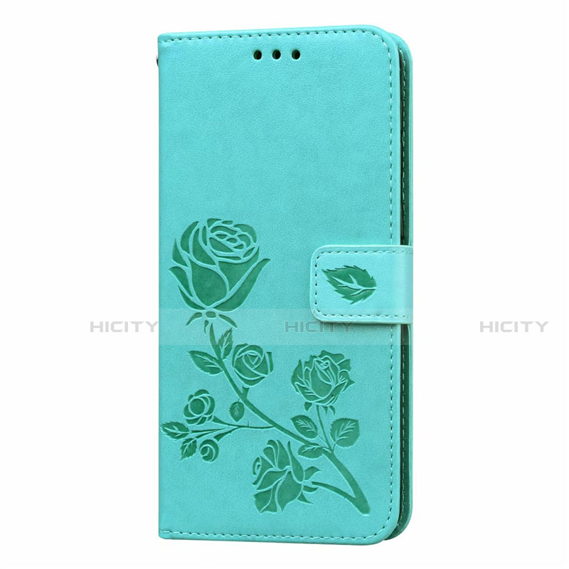 Custodia Portafoglio In Pelle Cover con Supporto L05 per Samsung Galaxy M21s Verde