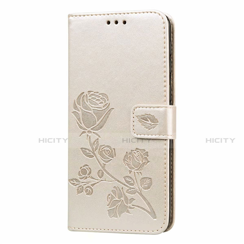 Custodia Portafoglio In Pelle Cover con Supporto L05 per Samsung Galaxy M31 Oro