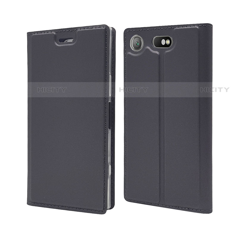 Custodia Portafoglio In Pelle Cover con Supporto L05 per Sony Xperia XZ1 Compact