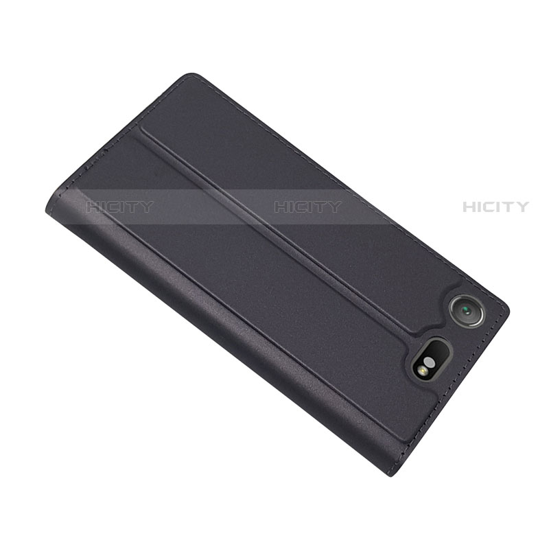 Custodia Portafoglio In Pelle Cover con Supporto L05 per Sony Xperia XZ1 Compact