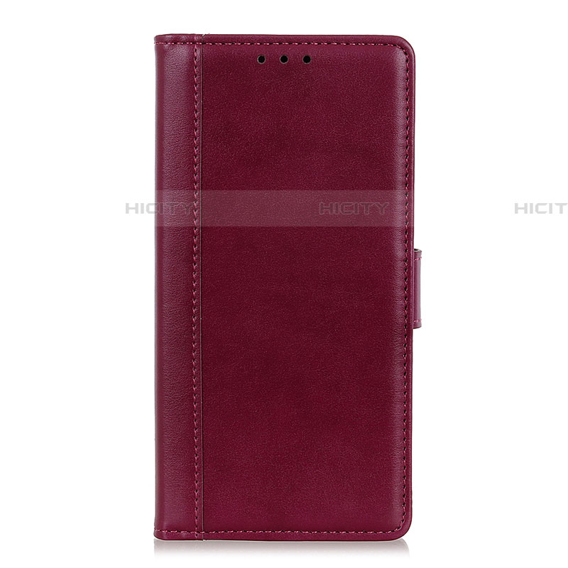 Custodia Portafoglio In Pelle Cover con Supporto L05 per Xiaomi Mi 10 Lite Rosso Rosa