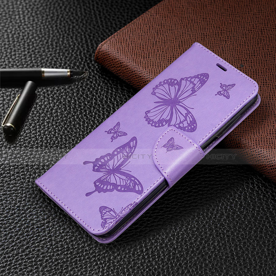 Custodia Portafoglio In Pelle Cover con Supporto L05 per Xiaomi Poco M2 Pro Viola