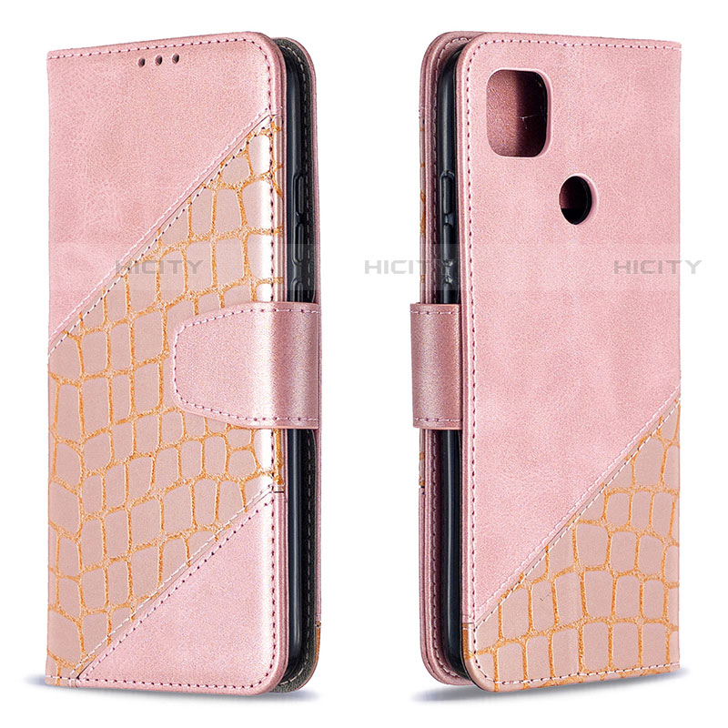 Custodia Portafoglio In Pelle Cover con Supporto L05 per Xiaomi Redmi 9 India