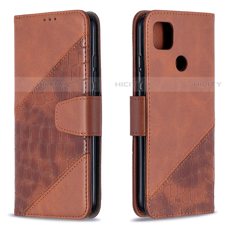 Custodia Portafoglio In Pelle Cover con Supporto L05 per Xiaomi Redmi 9 India