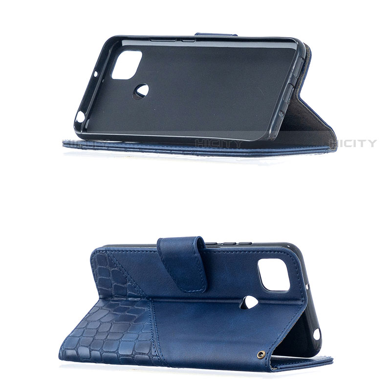 Custodia Portafoglio In Pelle Cover con Supporto L05 per Xiaomi Redmi 9 India