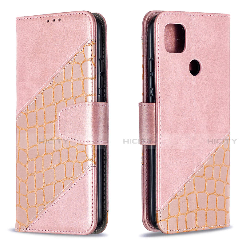 Custodia Portafoglio In Pelle Cover con Supporto L05 per Xiaomi Redmi 9C NFC