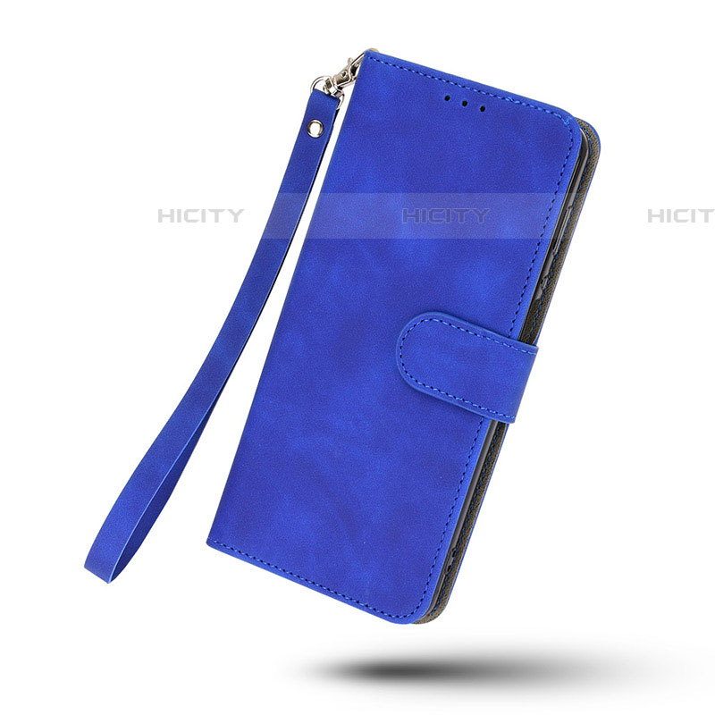 Custodia Portafoglio In Pelle Cover con Supporto L05Z per Samsung Galaxy A04s Blu