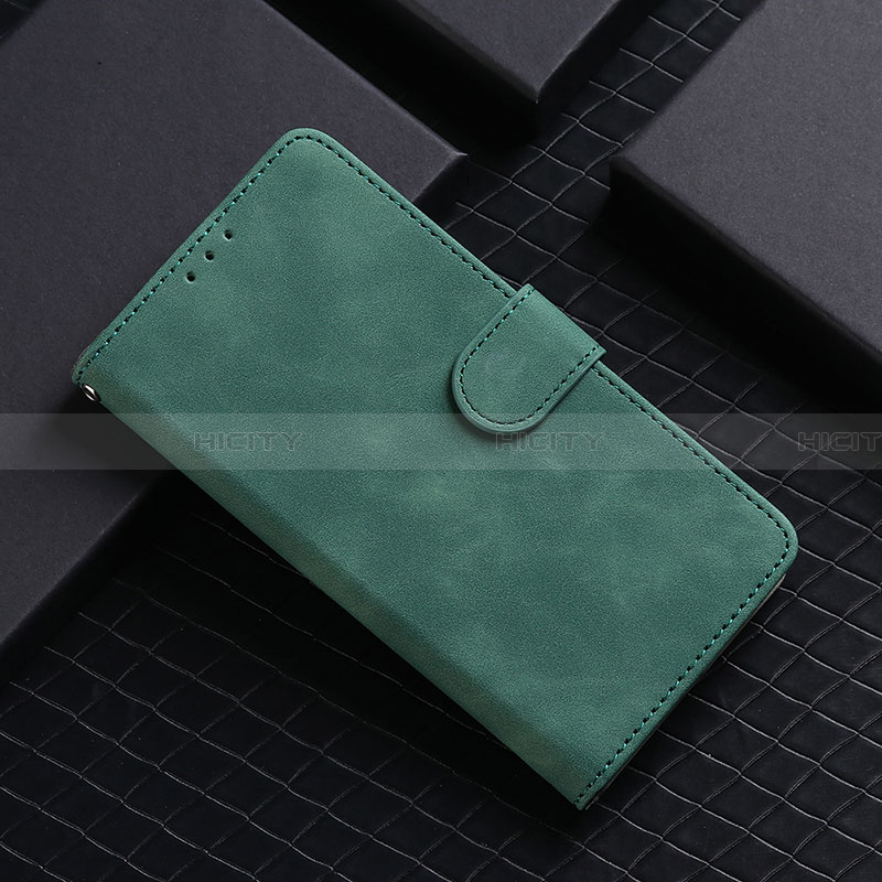 Custodia Portafoglio In Pelle Cover con Supporto L05Z per Samsung Galaxy A21 SC-42A Verde