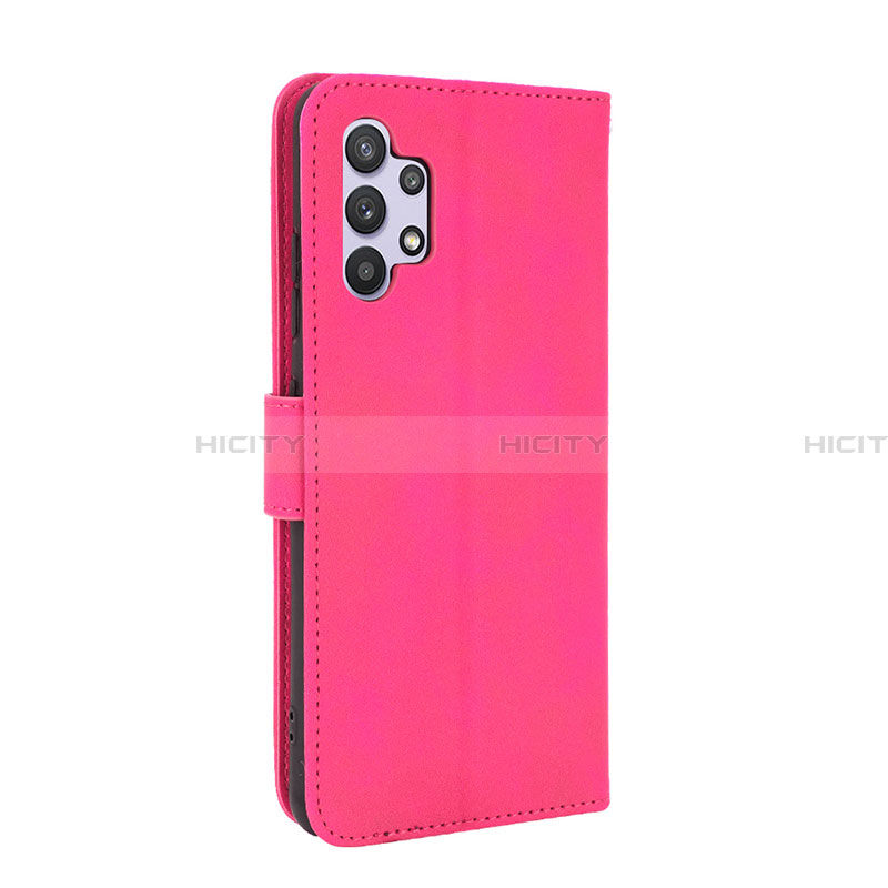 Custodia Portafoglio In Pelle Cover con Supporto L05Z per Samsung Galaxy A32 4G Rosa Caldo