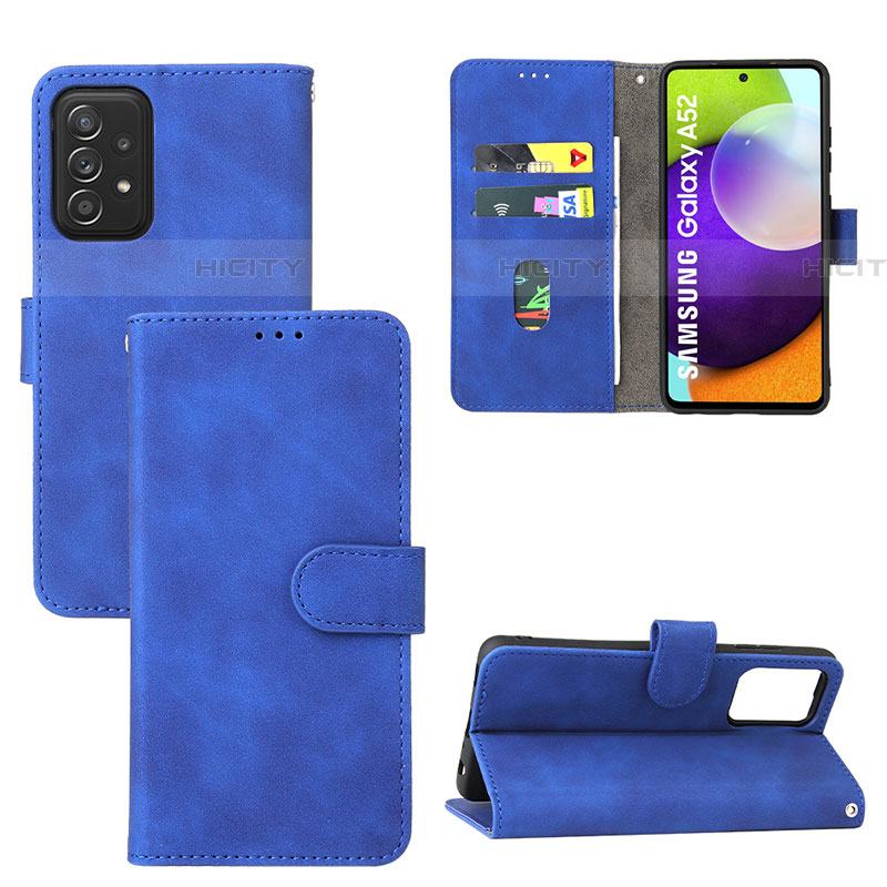 Custodia Portafoglio In Pelle Cover con Supporto L05Z per Samsung Galaxy A52 5G