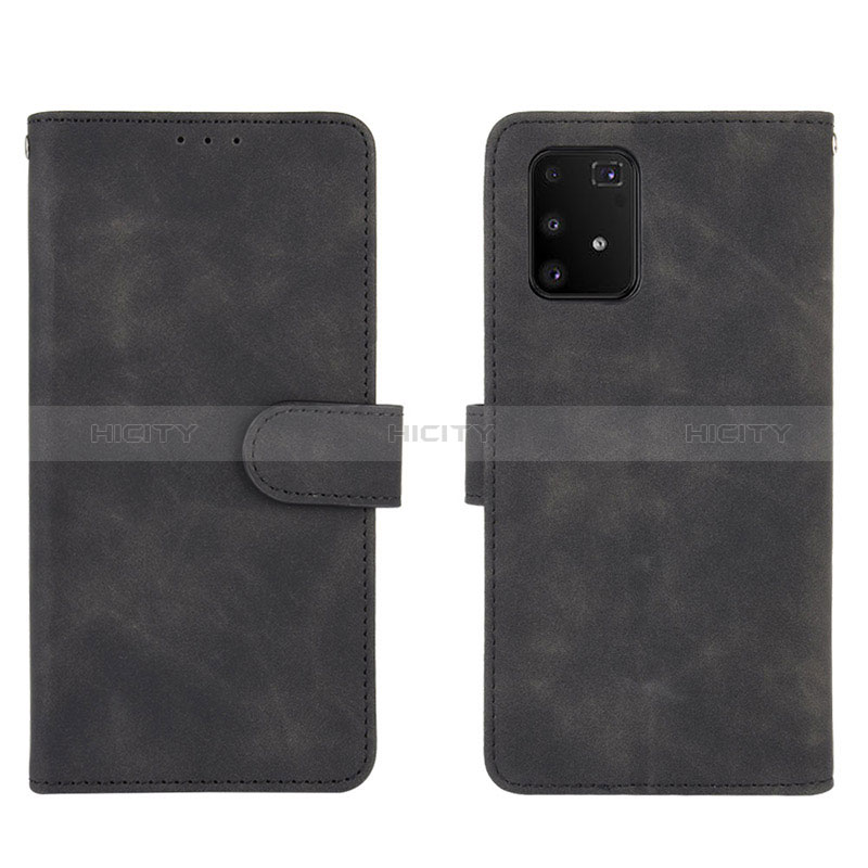 Custodia Portafoglio In Pelle Cover con Supporto L05Z per Samsung Galaxy A91 Nero