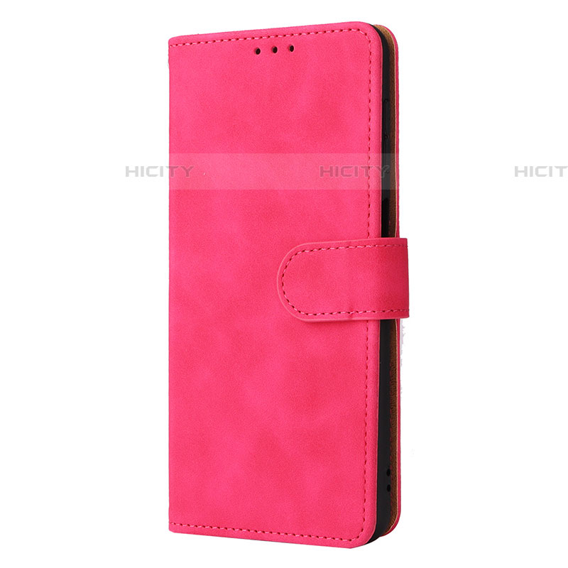 Custodia Portafoglio In Pelle Cover con Supporto L05Z per Samsung Galaxy F23 5G Rosa Caldo