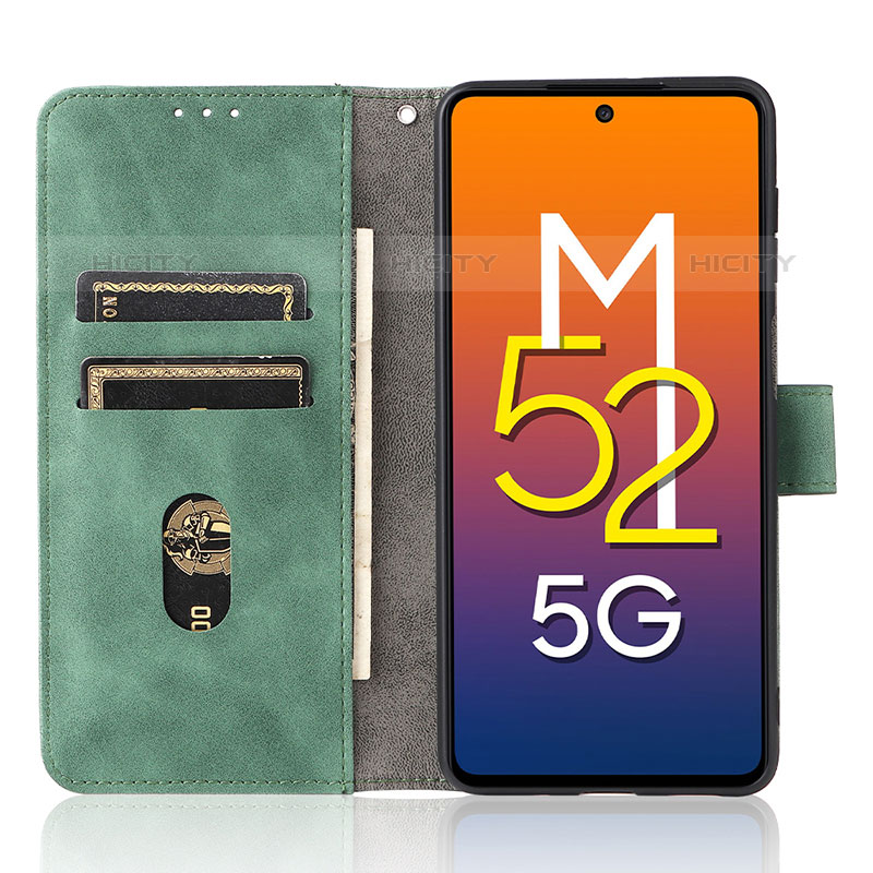 Custodia Portafoglio In Pelle Cover con Supporto L05Z per Samsung Galaxy M52 5G