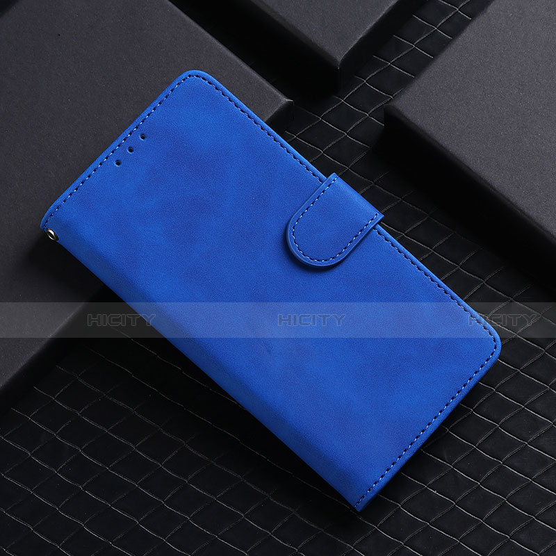 Custodia Portafoglio In Pelle Cover con Supporto L05Z per Samsung Galaxy S21 5G Blu