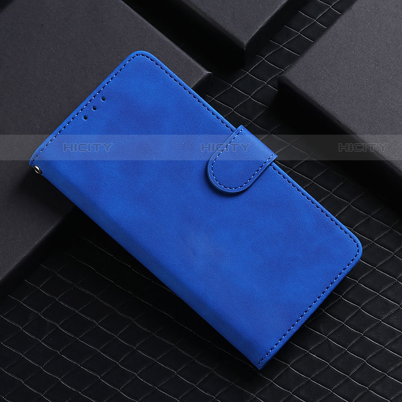 Custodia Portafoglio In Pelle Cover con Supporto L05Z per Samsung Galaxy S22 Plus 5G Blu