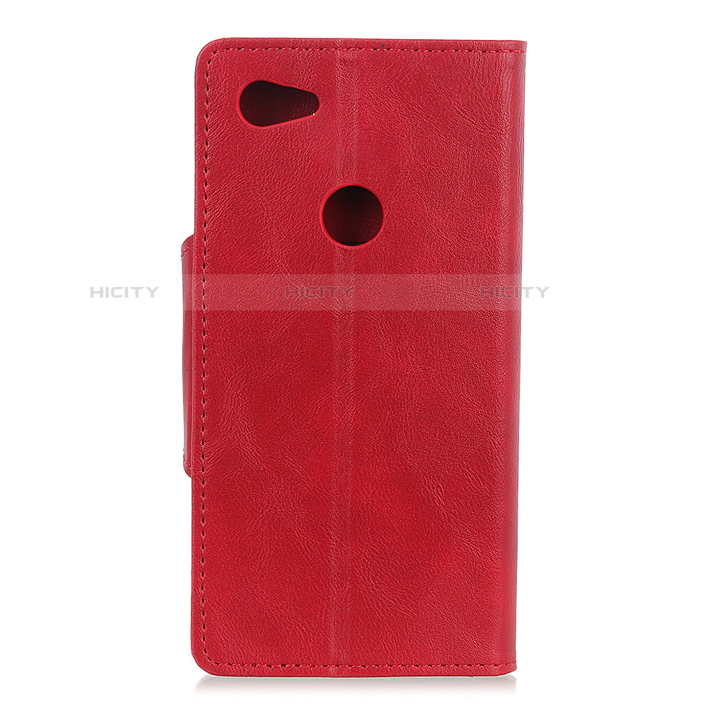 Custodia Portafoglio In Pelle Cover con Supporto L06 per Google Pixel 3a XL Rosso