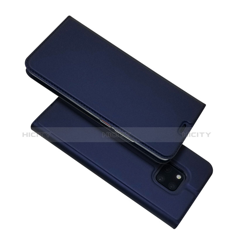 Custodia Portafoglio In Pelle Cover con Supporto L06 per Huawei Mate 20 Pro Blu