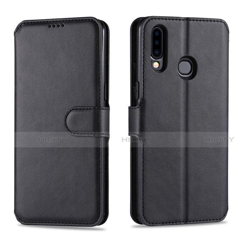 Custodia Portafoglio In Pelle Cover con Supporto L06 per Samsung Galaxy A20s Nero