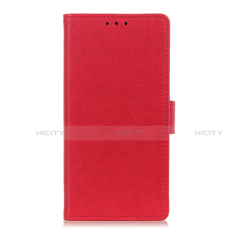 Custodia Portafoglio In Pelle Cover con Supporto L06 per Samsung Galaxy A21s Rosso