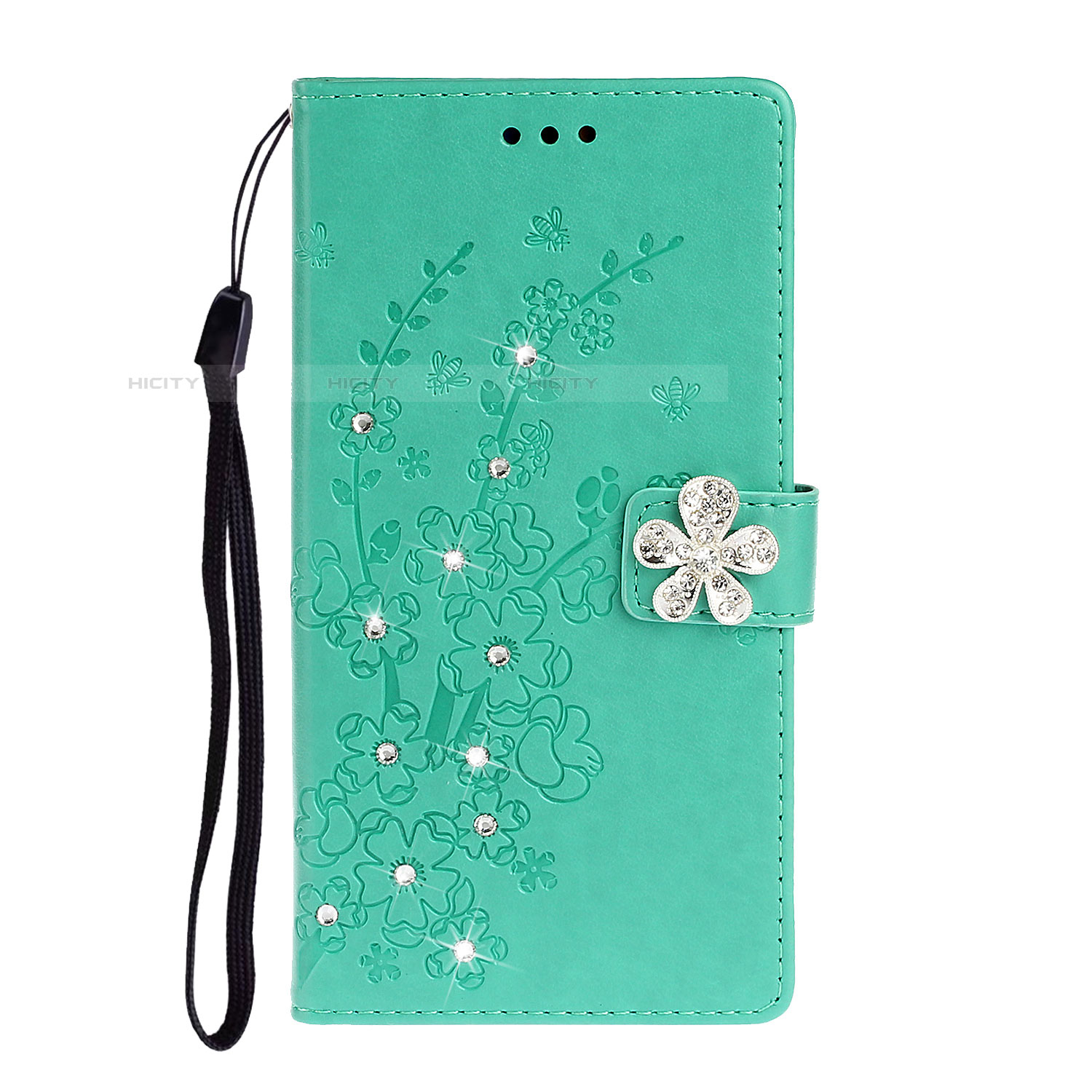 Custodia Portafoglio In Pelle Cover con Supporto L06 per Samsung Galaxy A51 5G Verde