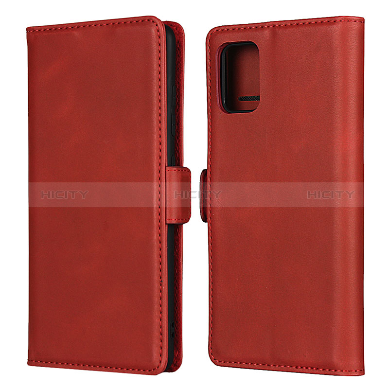 Custodia Portafoglio In Pelle Cover con Supporto L06 per Samsung Galaxy M40S Rosso