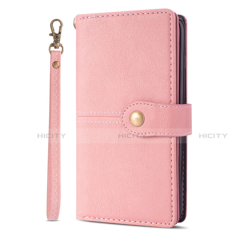 Custodia Portafoglio In Pelle Cover con Supporto L06 per Samsung Galaxy S20 Plus 5G Oro Rosa