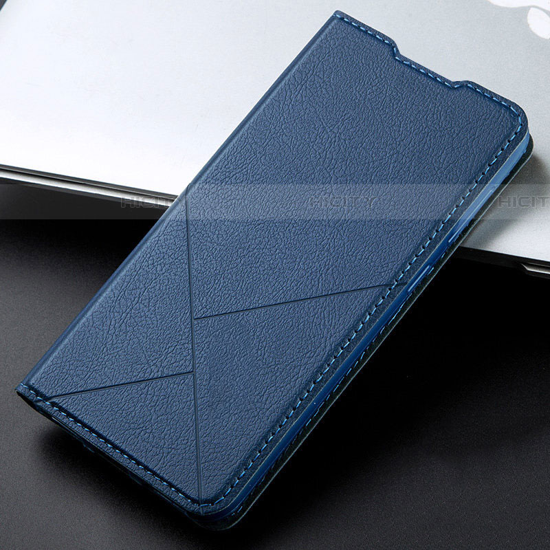 Custodia Portafoglio In Pelle Cover con Supporto L06 per Xiaomi Poco X2 Blu