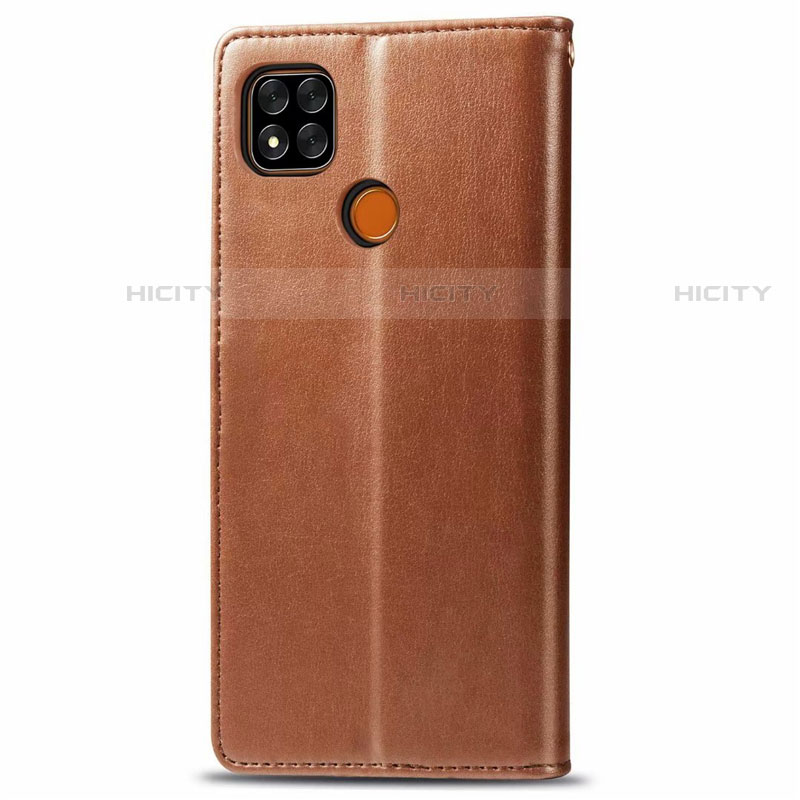 Custodia Portafoglio In Pelle Cover con Supporto L06 per Xiaomi Redmi 9 India