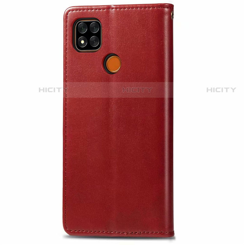 Custodia Portafoglio In Pelle Cover con Supporto L06 per Xiaomi Redmi 9 India