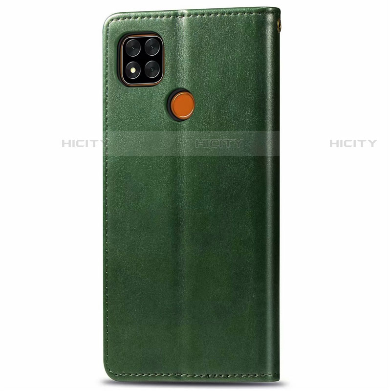 Custodia Portafoglio In Pelle Cover con Supporto L06 per Xiaomi Redmi 9 India