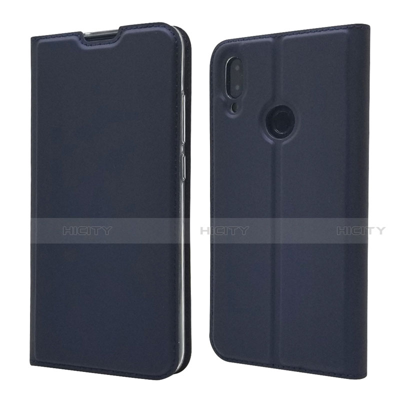 Custodia Portafoglio In Pelle Cover con Supporto L06 per Xiaomi Redmi Note 7 Blu