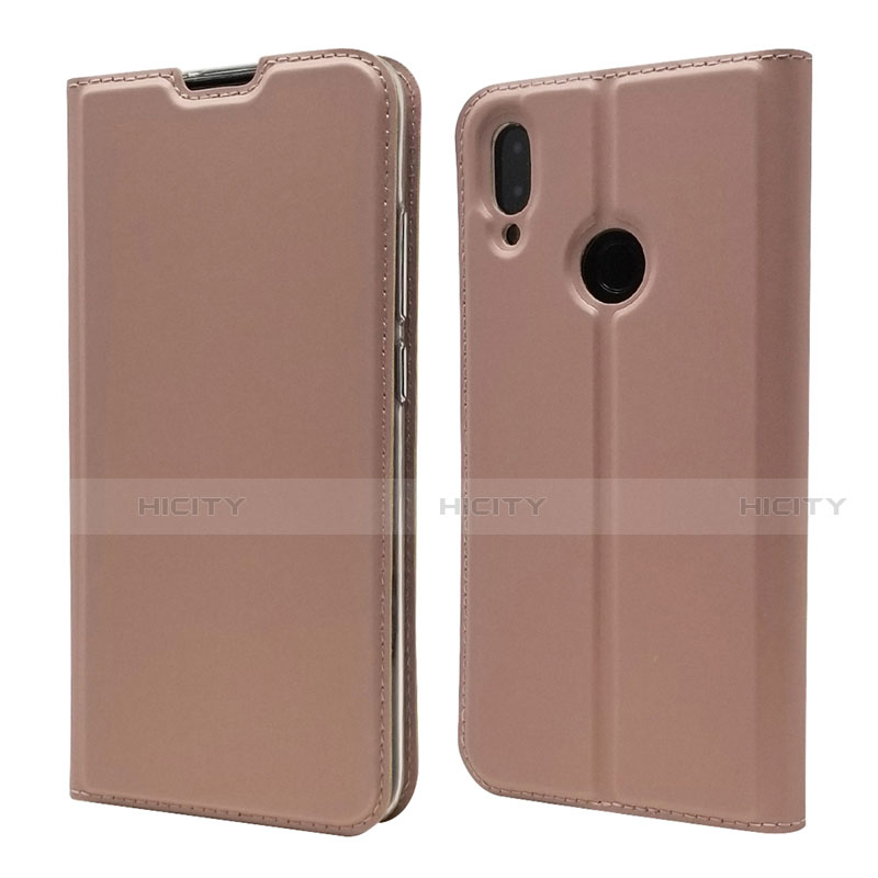 Custodia Portafoglio In Pelle Cover con Supporto L06 per Xiaomi Redmi Note 7 Oro Rosa