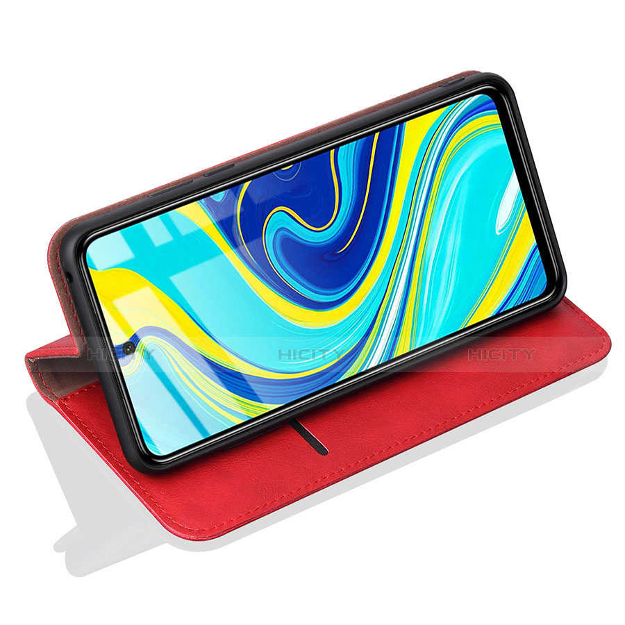 Custodia Portafoglio In Pelle Cover con Supporto L06 per Xiaomi Redmi Note 9 Pro