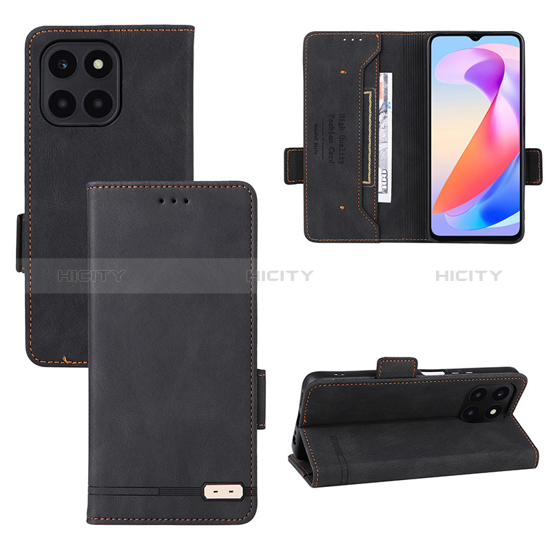 Custodia Portafoglio In Pelle Cover con Supporto L06Z per Huawei Honor X6a