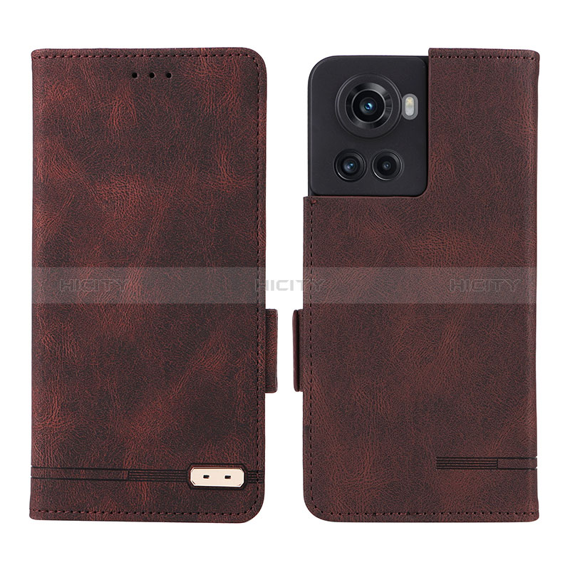 Custodia Portafoglio In Pelle Cover con Supporto L06Z per OnePlus Ace 5G Marrone