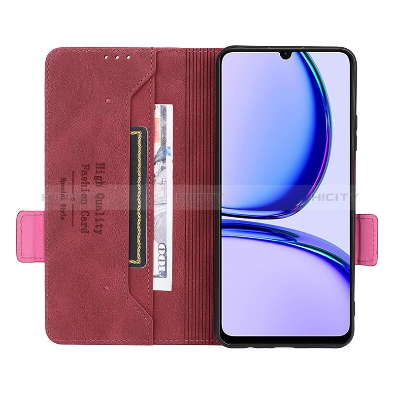 Custodia Portafoglio In Pelle Cover con Supporto L06Z per Realme C51