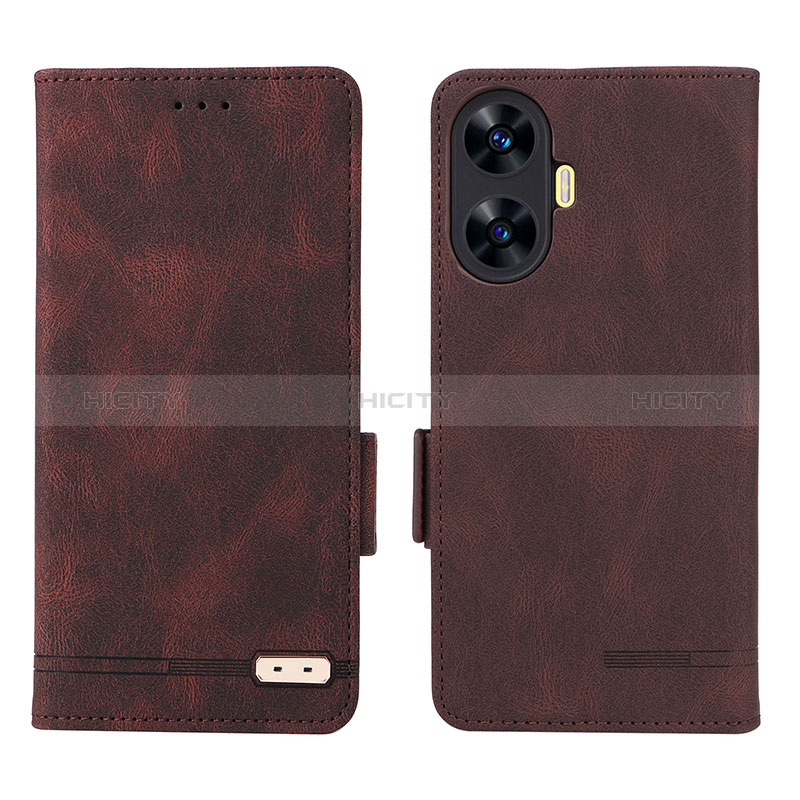 Custodia Portafoglio In Pelle Cover con Supporto L06Z per Realme C55