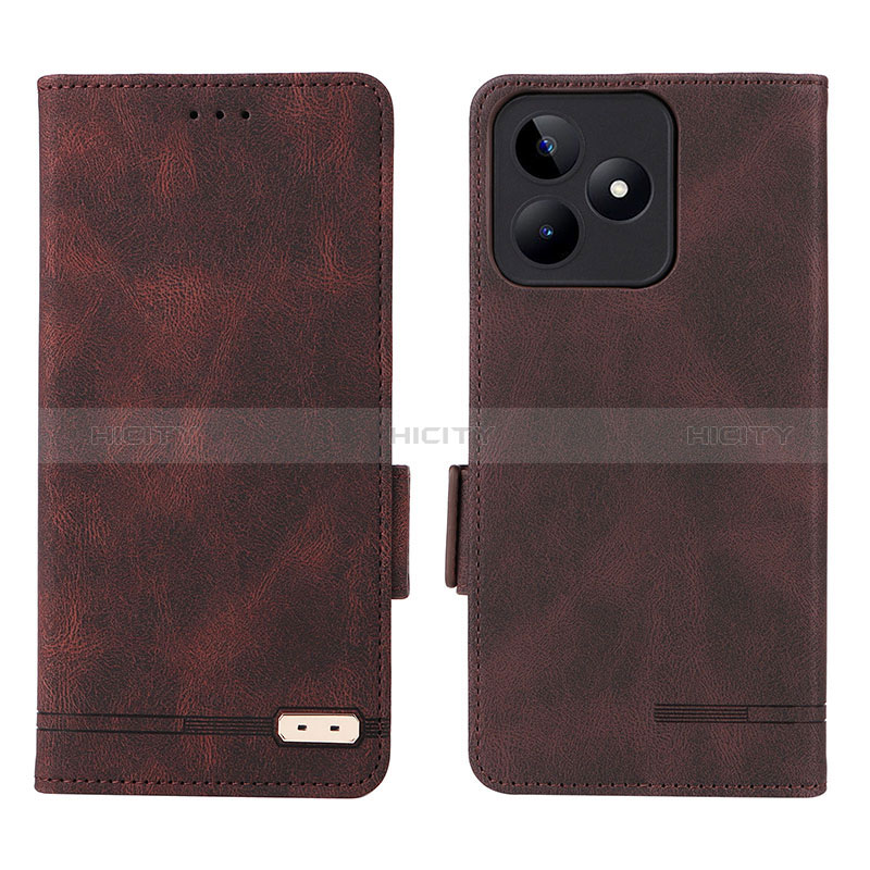 Custodia Portafoglio In Pelle Cover con Supporto L06Z per Realme C67