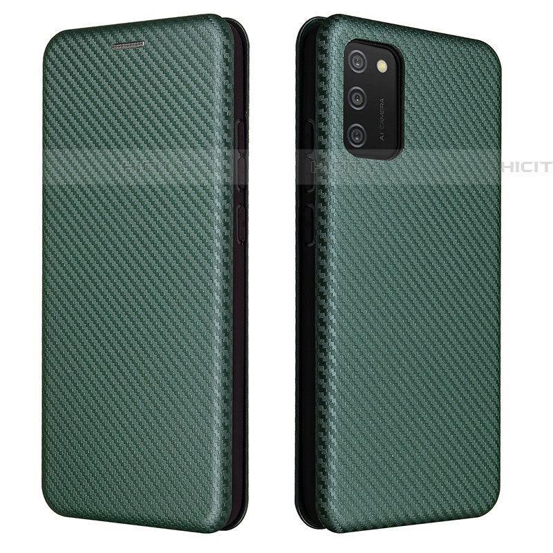 Custodia Portafoglio In Pelle Cover con Supporto L06Z per Samsung Galaxy A03s