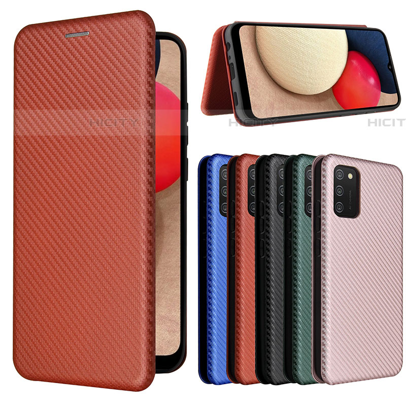 Custodia Portafoglio In Pelle Cover con Supporto L06Z per Samsung Galaxy A03s