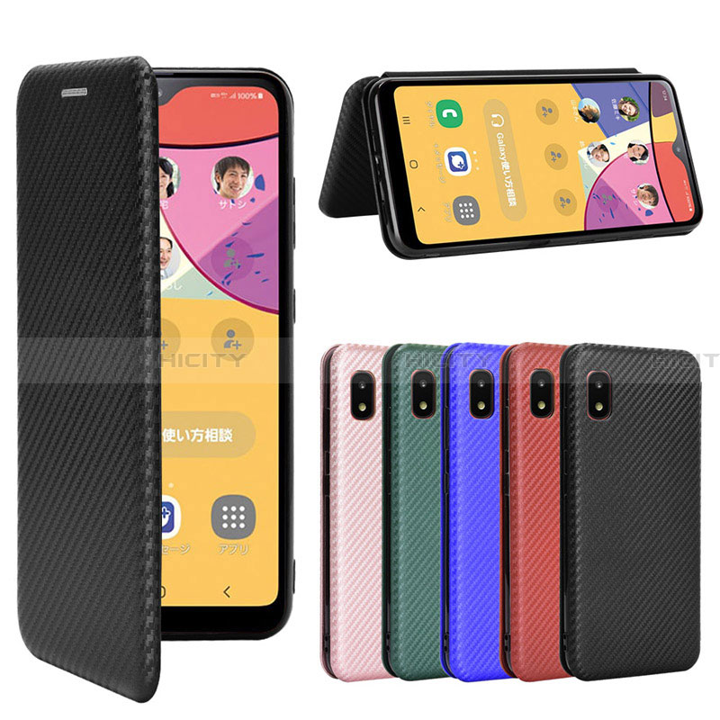 Custodia Portafoglio In Pelle Cover con Supporto L06Z per Samsung Galaxy A21 SC-42A