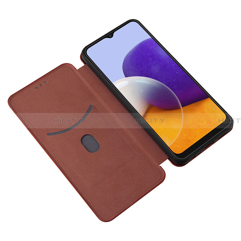 Custodia Portafoglio In Pelle Cover con Supporto L06Z per Samsung Galaxy A22 5G