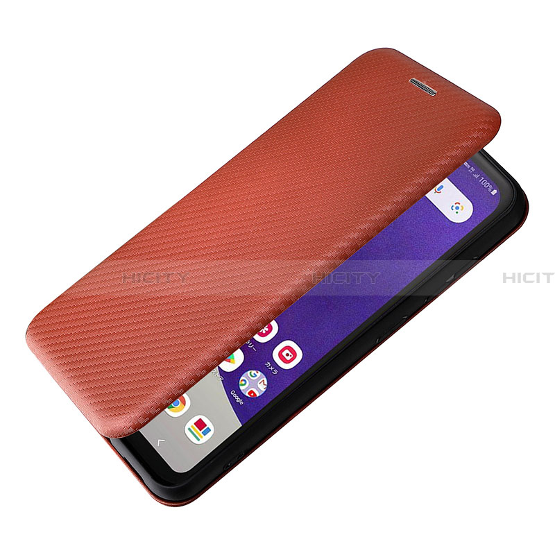 Custodia Portafoglio In Pelle Cover con Supporto L06Z per Samsung Galaxy A22 5G SC-56B