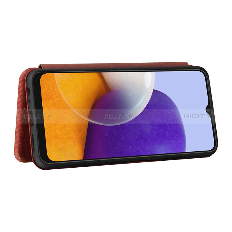 Custodia Portafoglio In Pelle Cover con Supporto L06Z per Samsung Galaxy A22s 5G