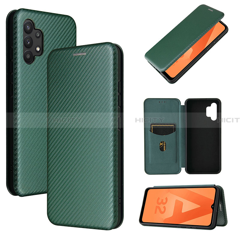 Custodia Portafoglio In Pelle Cover con Supporto L06Z per Samsung Galaxy A32 4G